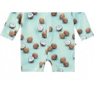 NEW MOLO kid's neka long sleeve swimsuit in coquitos